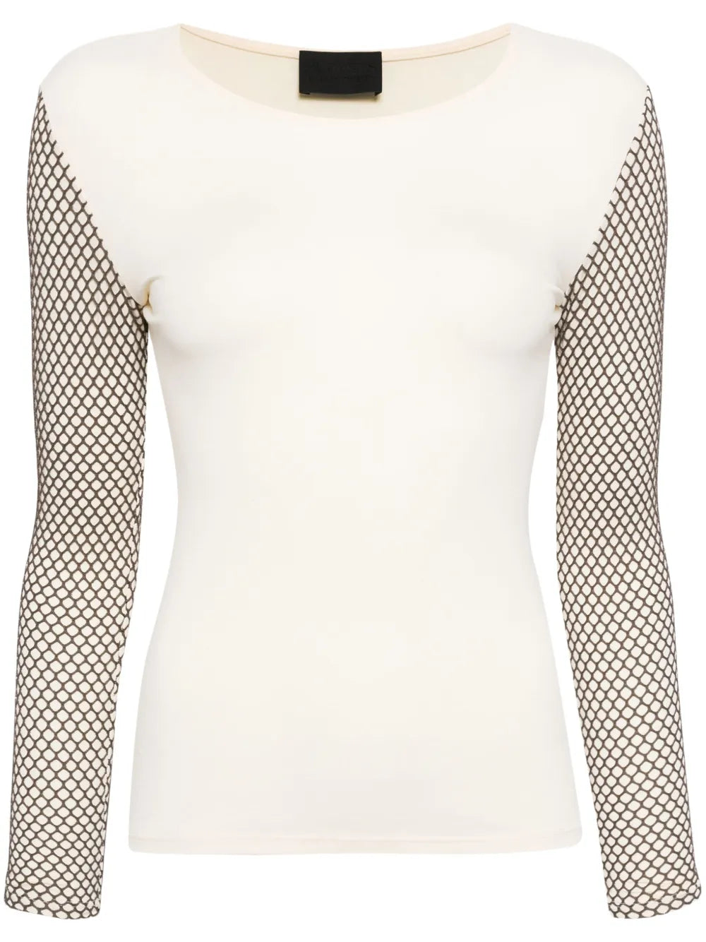 Mannequin Mesh-Embellished Top