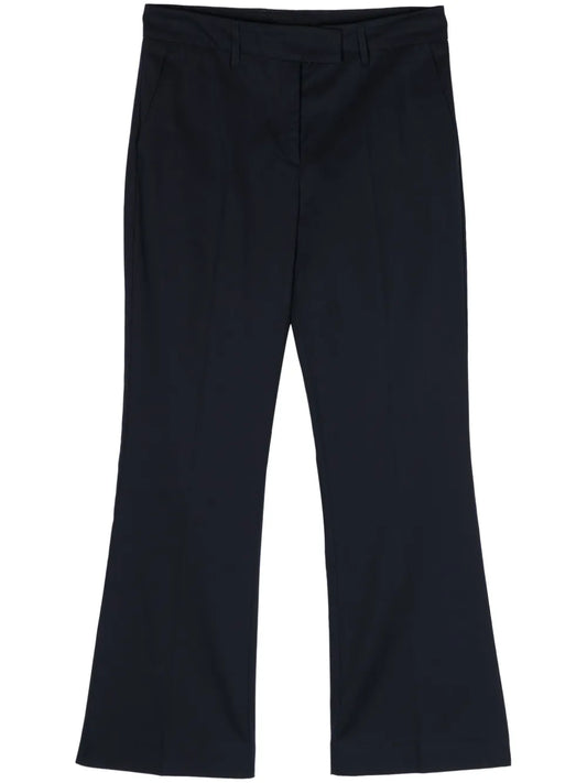 Cropped Flared Trousers