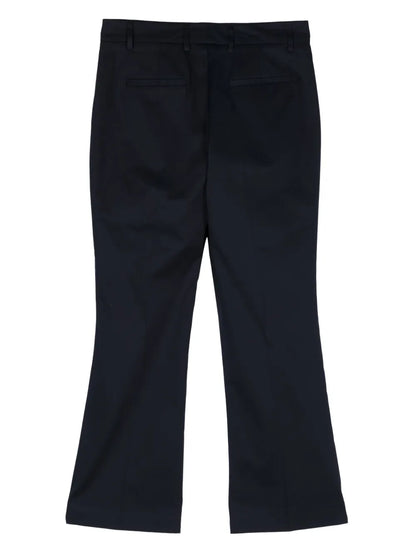 Cropped Flared Trousers