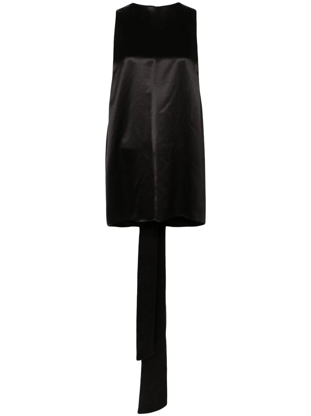Tie-Back Silk Tank Top