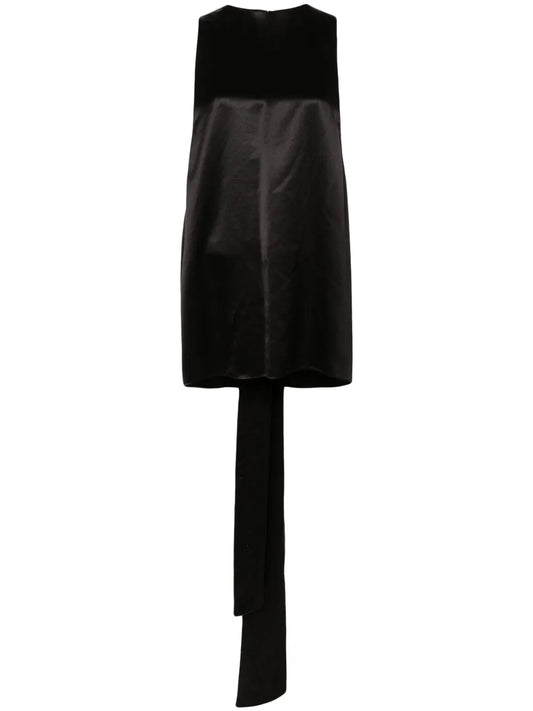 Tie-Back Silk Tank Top