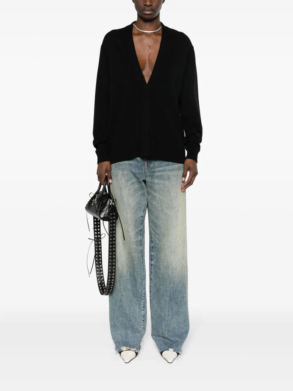 4G Jacquard Cashmere Cardigan