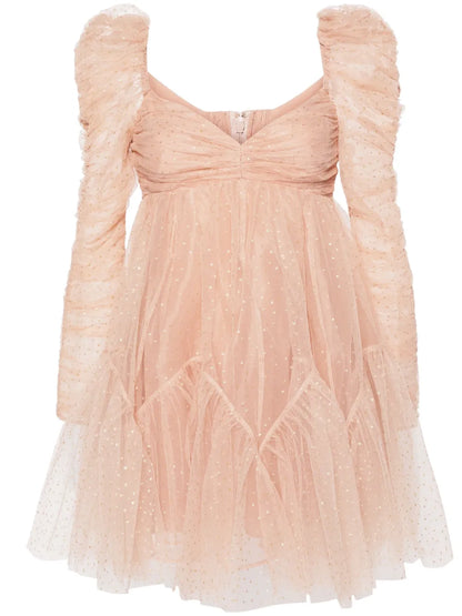 Polka Dot Tulle Minidress