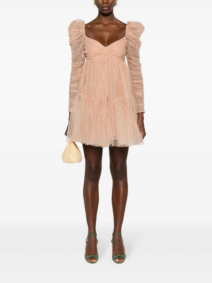 Polka Dot Tulle Minidress
