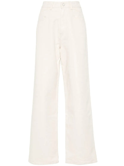 High-Waisted Straight-Leg Jeans