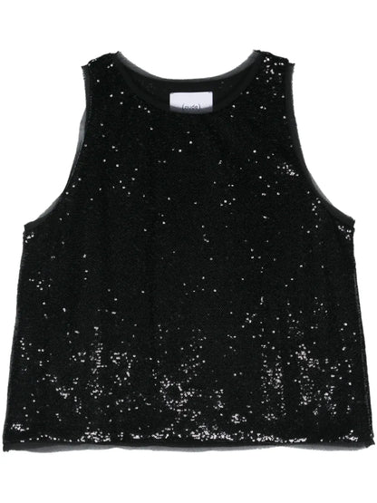 Sequin-Embellished Blouse