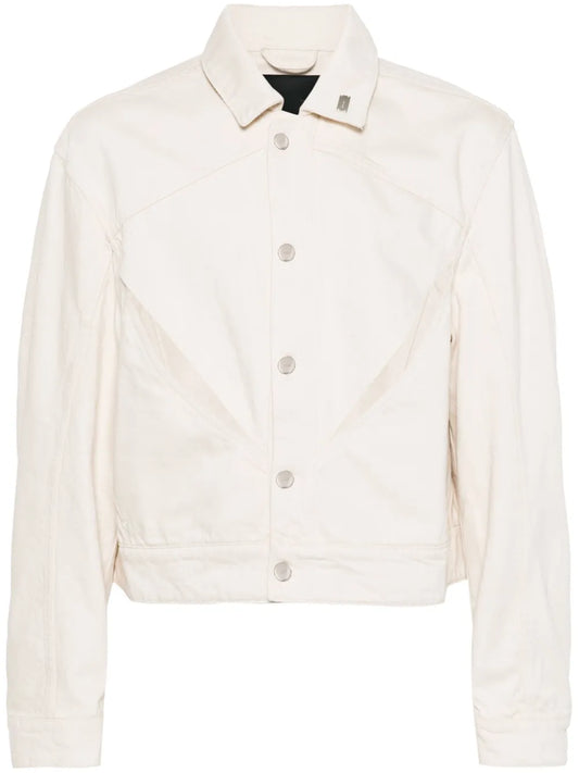 Equisetum Cut-Out Detail Denim Jacket