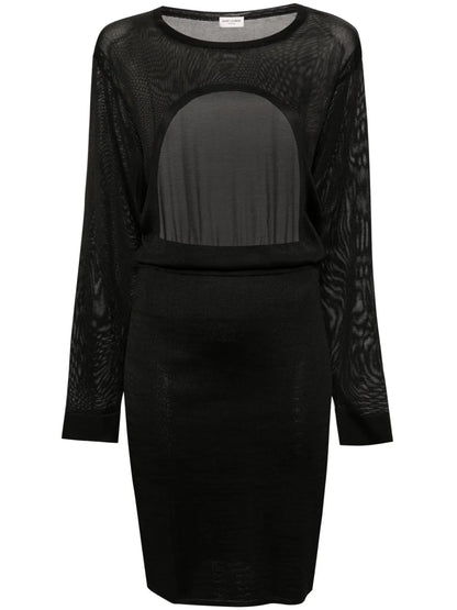Open-Back Knitted Dress