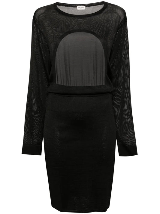 Open-Back Knitted Dress
