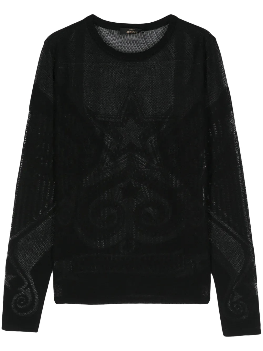 Jacquard Star-Motif Jumper