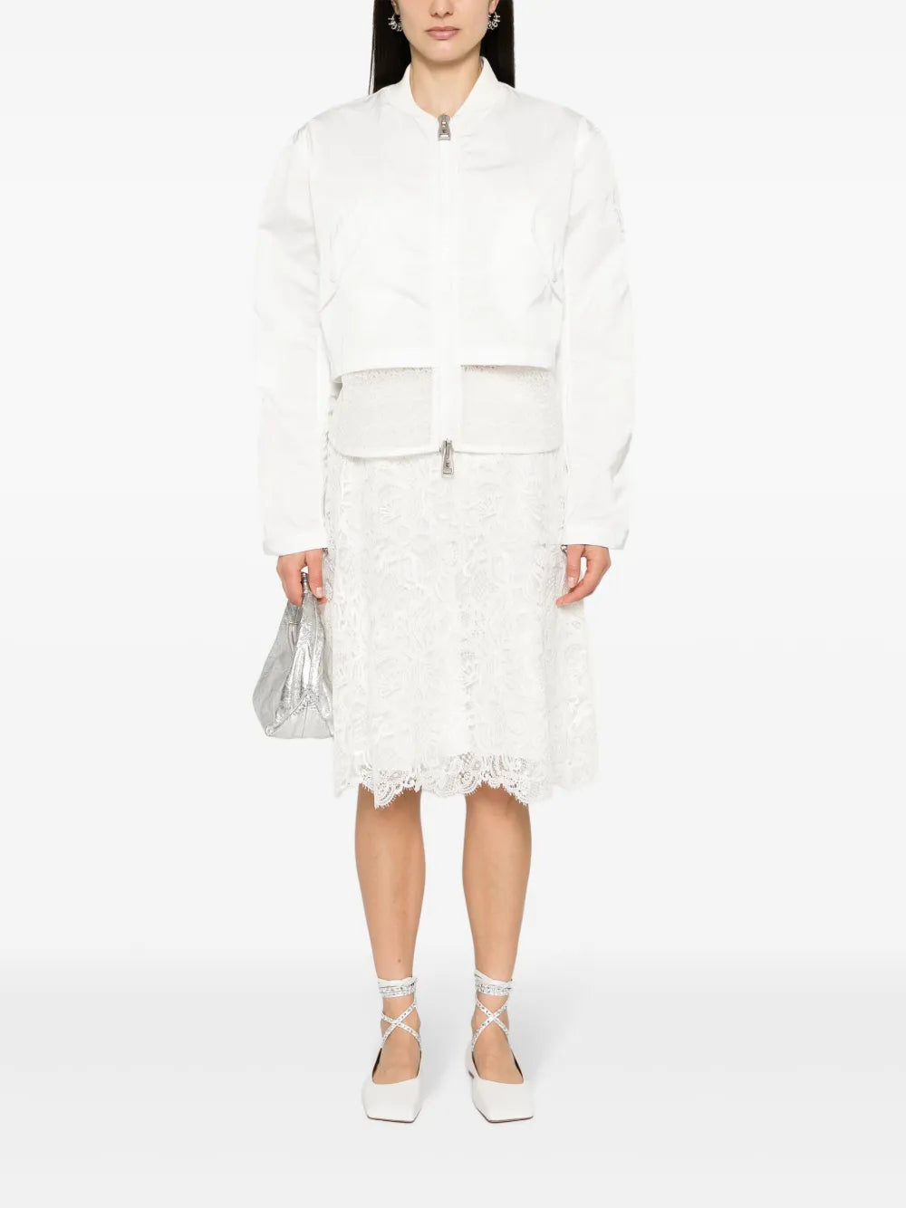 Layered Design Bomber Jacket