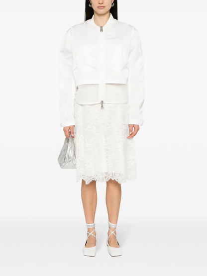 Layered Design Bomber Jacket