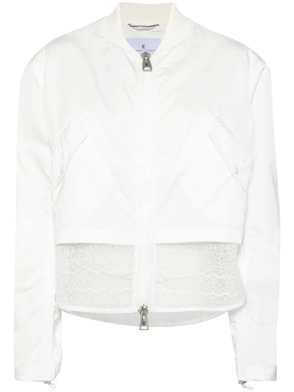 Layered Design Bomber Jacket