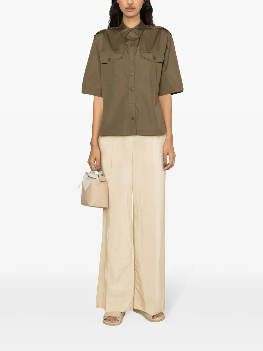 Button-Up Cotton Shirt