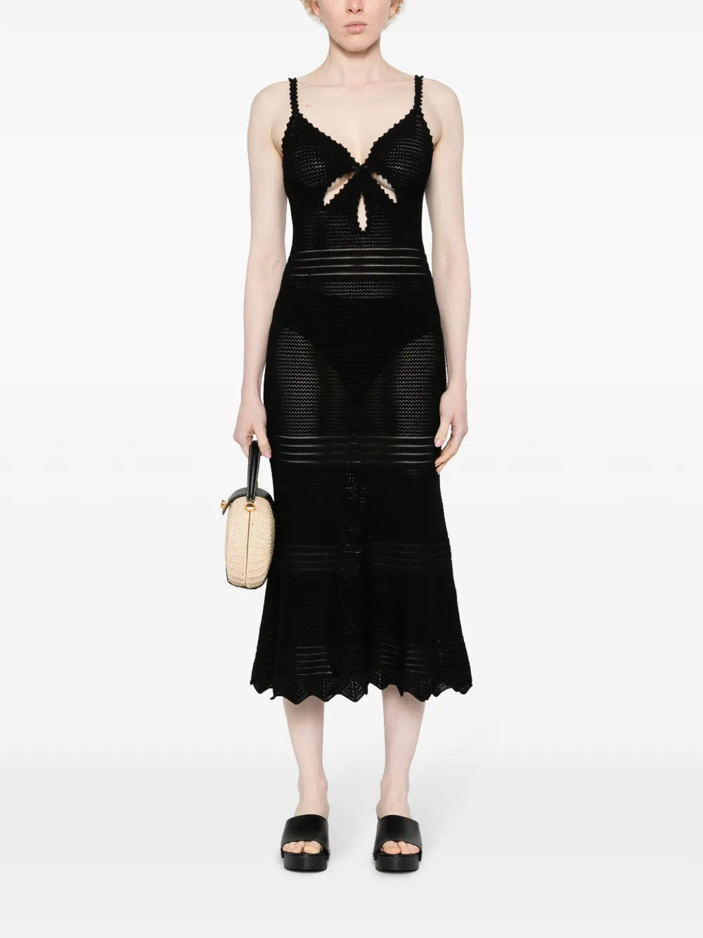 Crochet Midi Dress