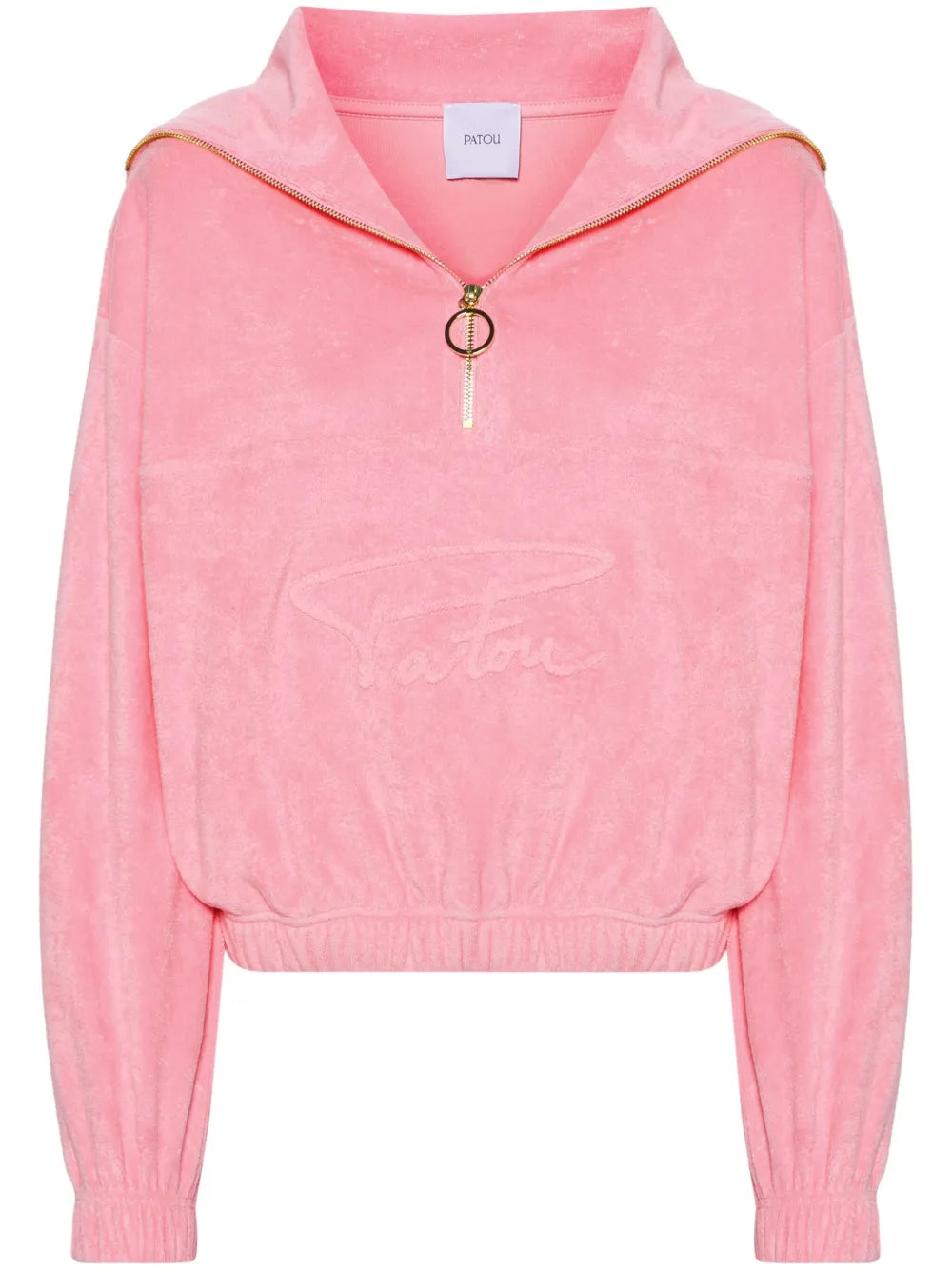 Half-Zip Terrycloth Hoodie