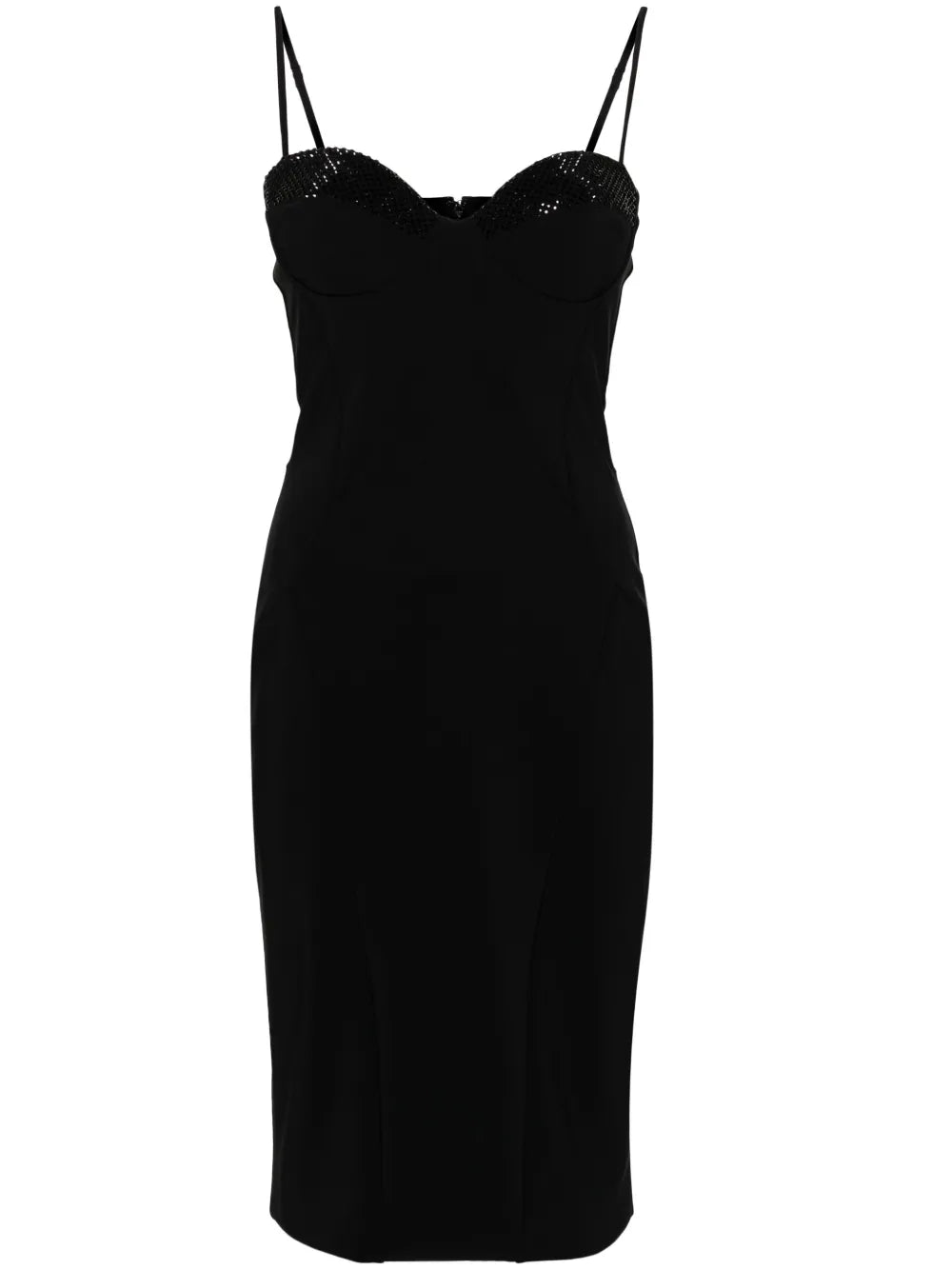 Zhoulette Crystal-Embellished Midi Dress