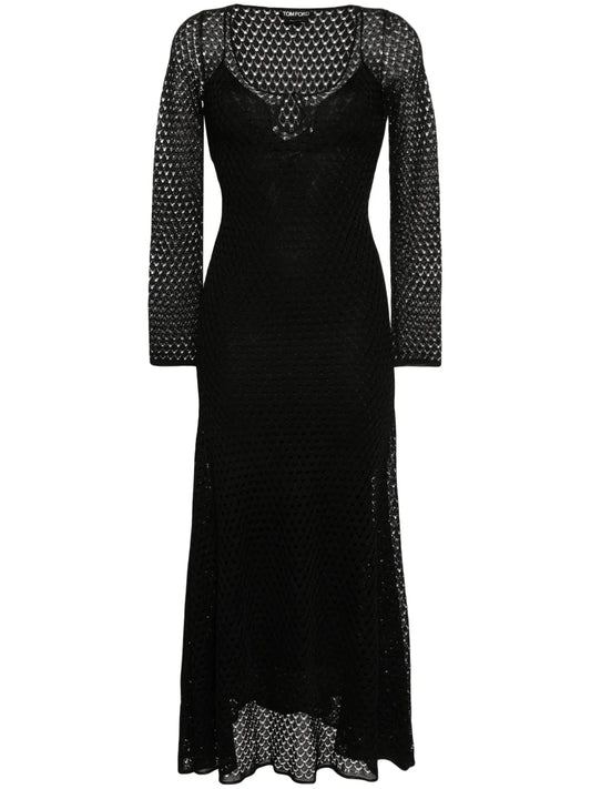 Crochet-Knit Dress