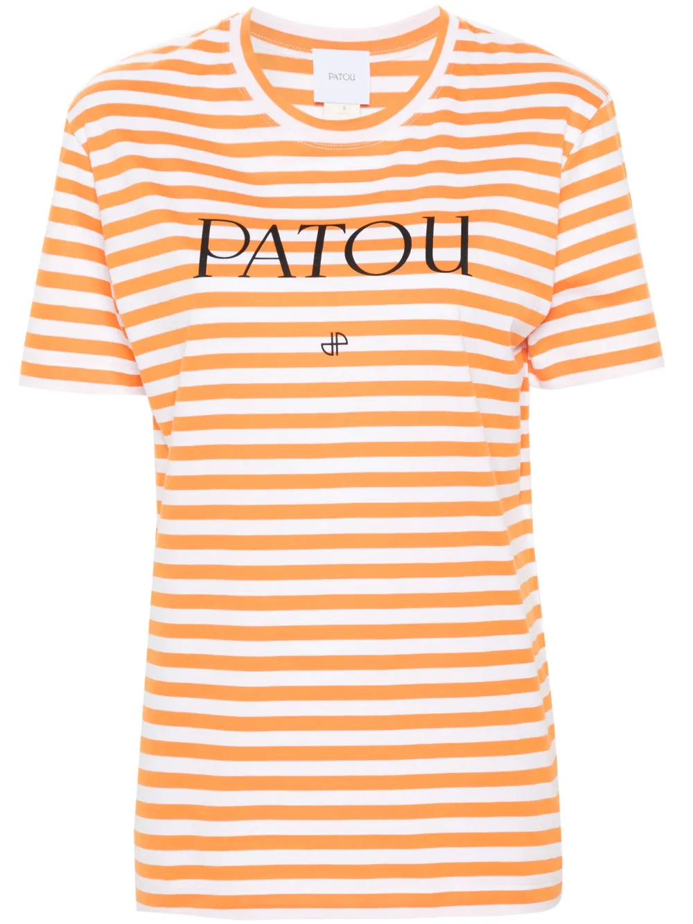 Logo-Print Striped T-Shirt