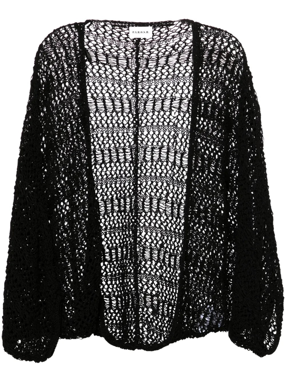 Cruz Crochet-Knit Cardigan