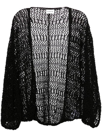 Cruz Crochet-Knit Cardigan