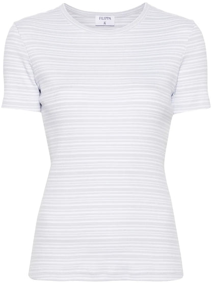 Striped Ribbed T-Shirt
