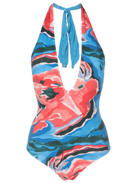 Baron Plunging Swimsuit