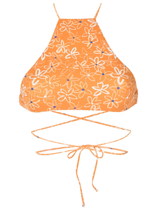 Chung Lace-Up Bikini Top