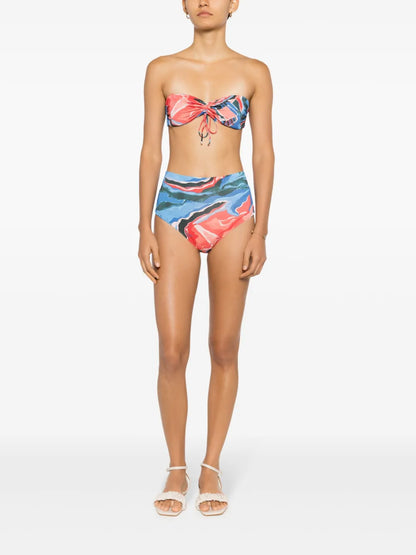 Ceanna Graphic-Print Bikini Bottoms