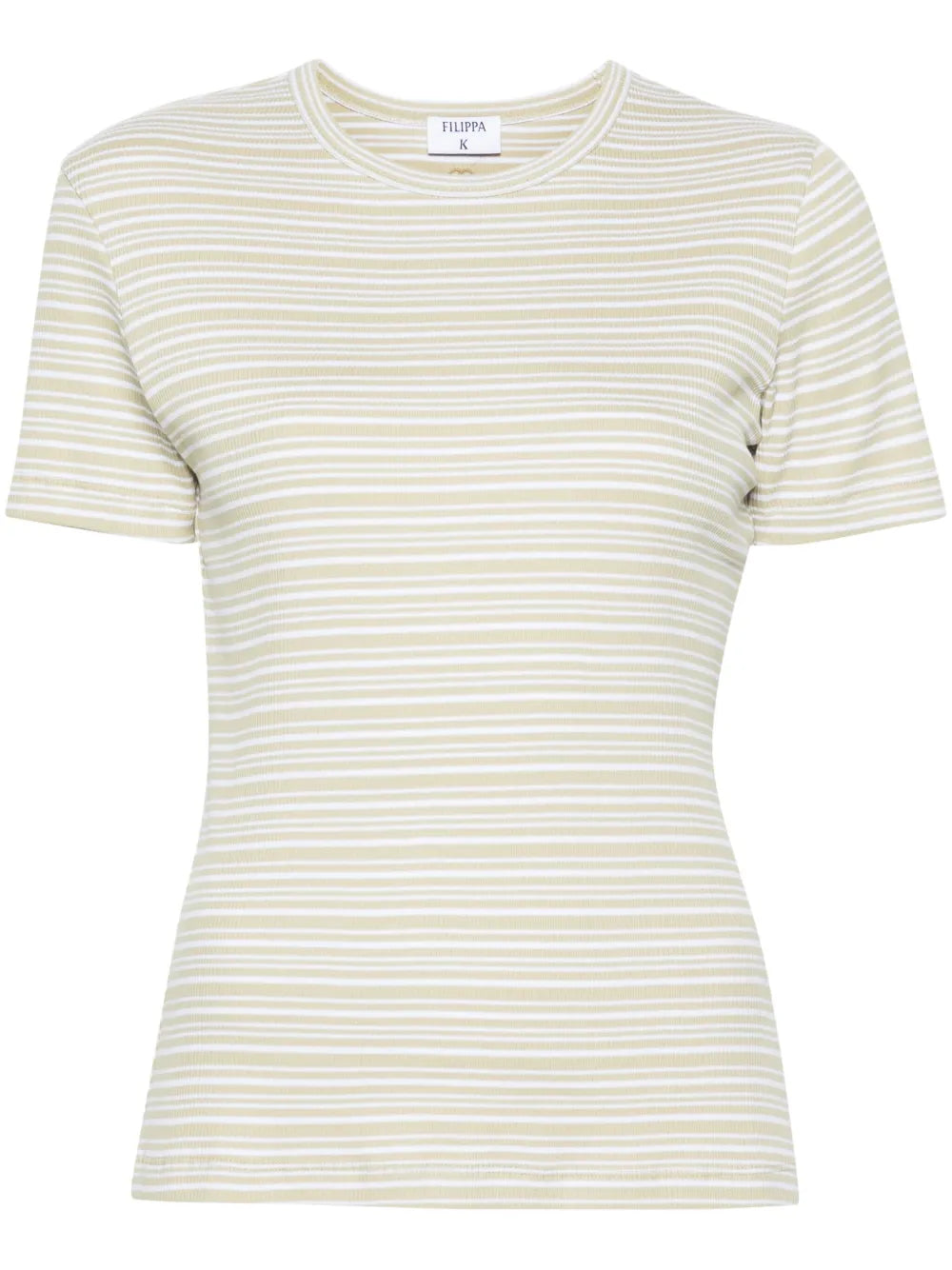 Striped Ribbed T-Shirt