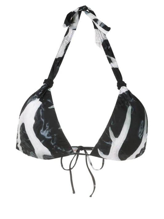 Rings Triangle Bikini Top