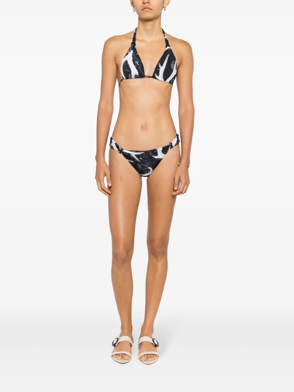 Rings Triangle Bikini Top