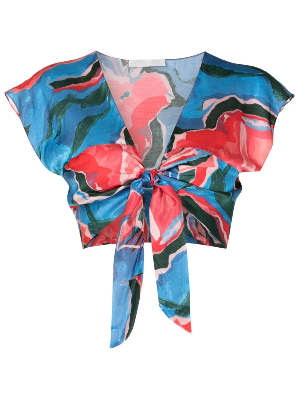 Gert Abstract-Print Crop Top