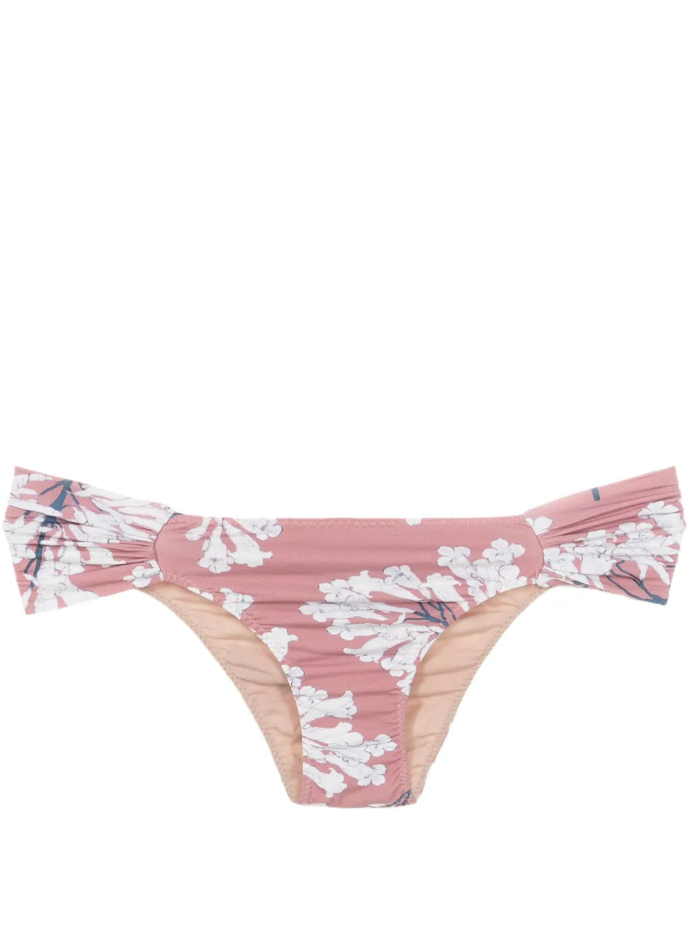 Ricy Floral-Print Bikini Bottoms