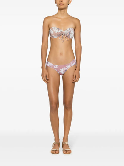 Ricy Floral-Print Bikini Bottoms