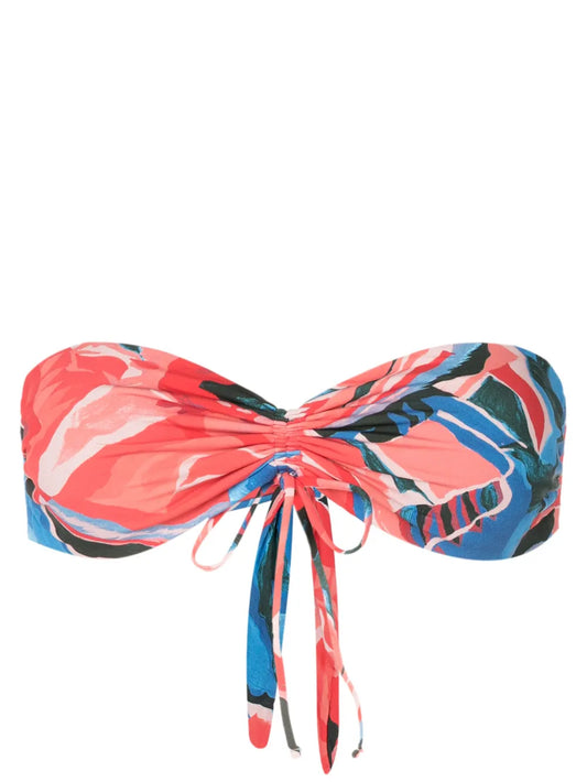 Percy Graphic-Print Bikini Top