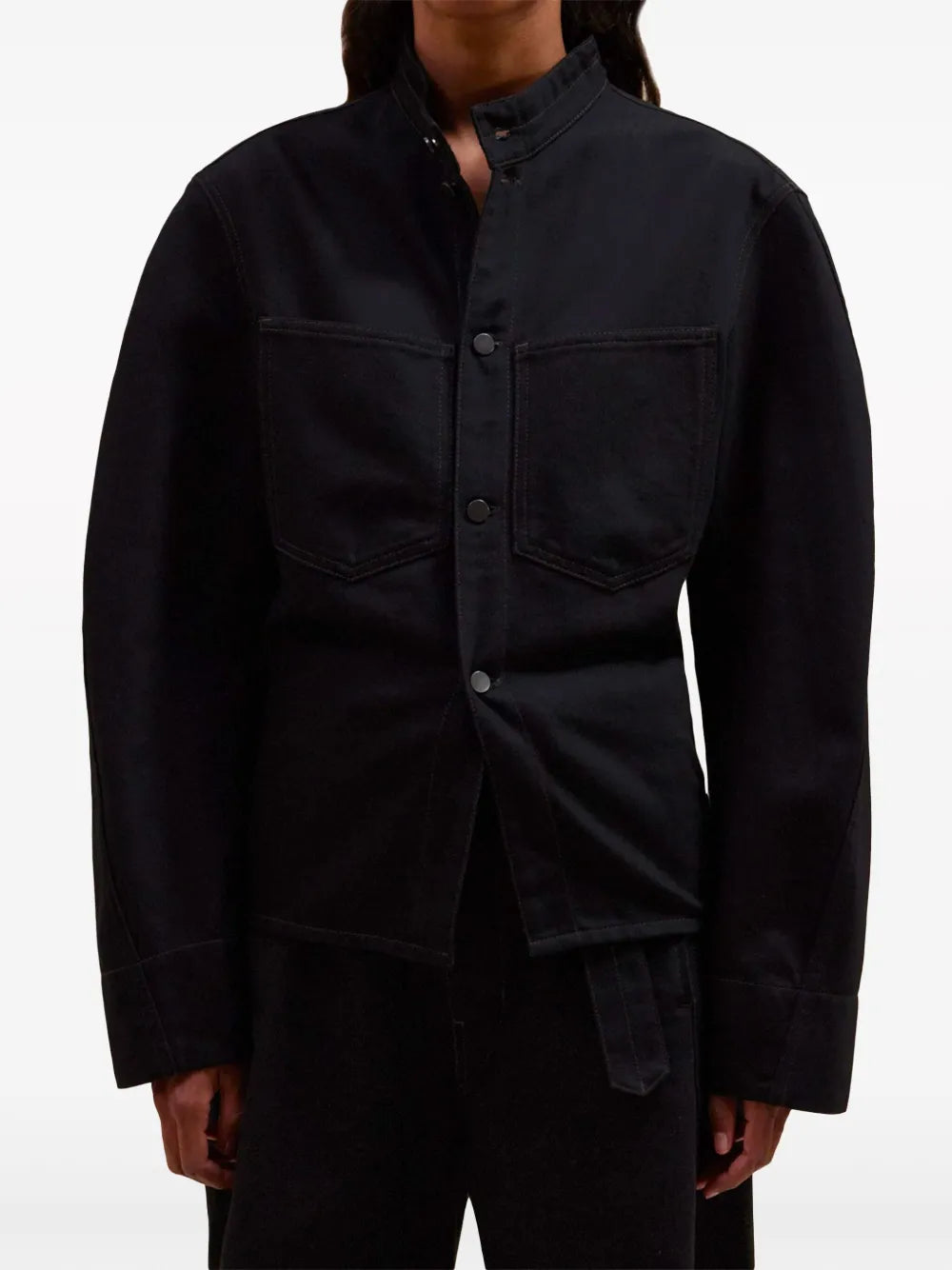 Curved Denim Jacket