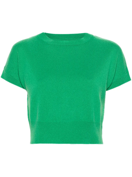 Genova Cashmere Crop Top