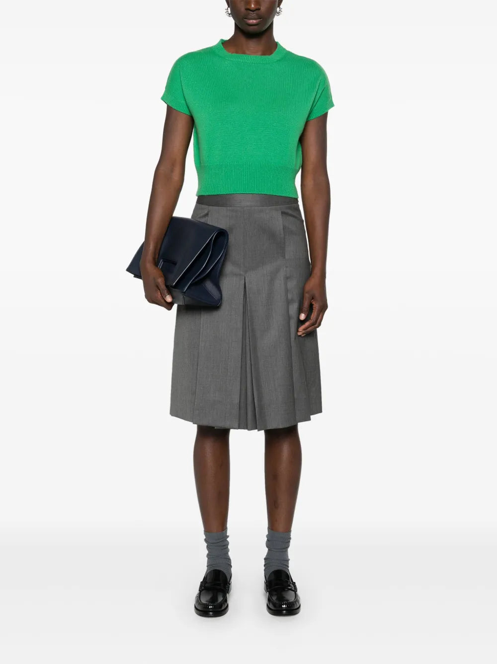 Genova Cashmere Crop Top