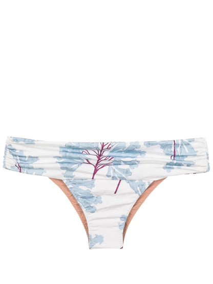Percy Floral-Print Bikini Bottoms