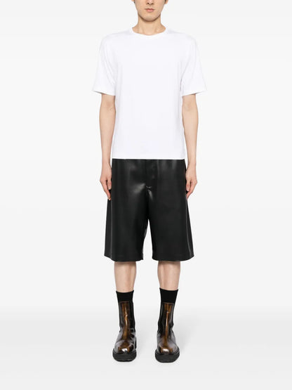 Pleat-Detail Cotton T-Shirt
