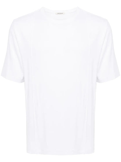 Pleat-Detail Cotton T-Shirt