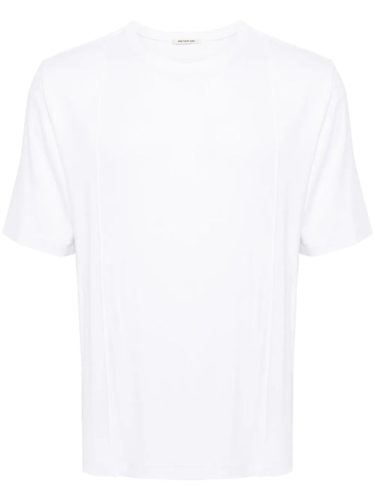 Pleat-Detail Cotton T-Shirt
