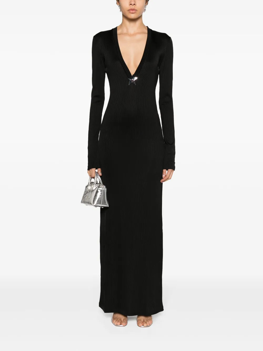 Fine-Ribbed Maxi Dress