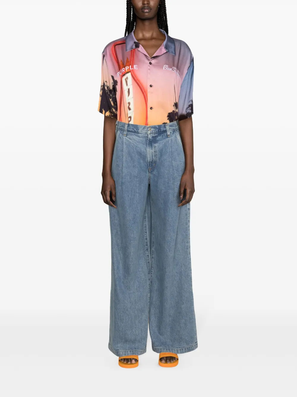 Ellis Mid-Rise Wide-Leg Jeans