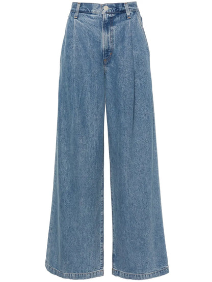 Ellis Mid-Rise Wide-Leg Jeans