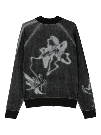 Gfx Ribbed Cardigan