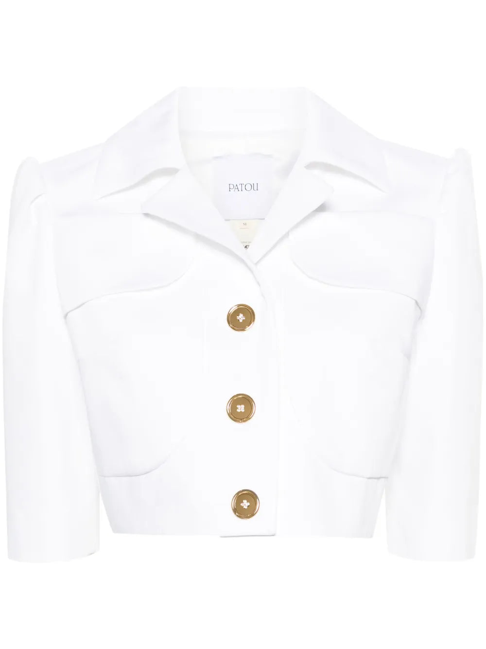Single-Breasted Cropped Blazer