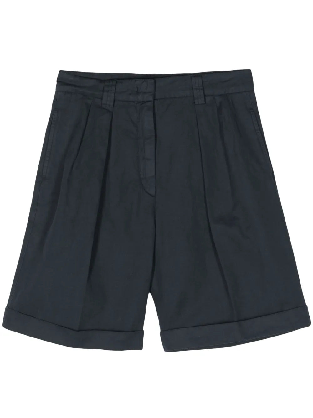 Pleated Chino Shorts