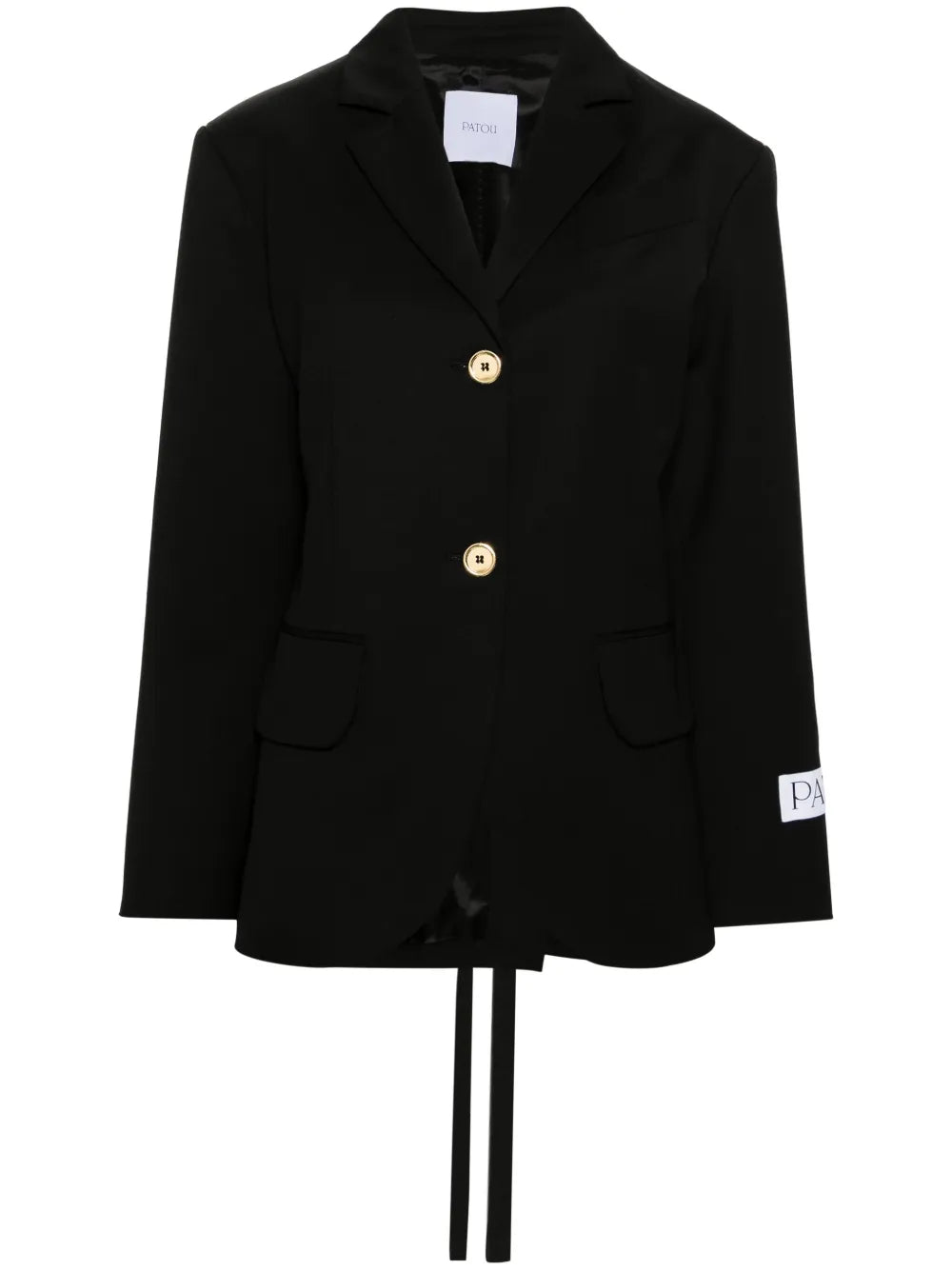 Single-Breasted Belted Blazer